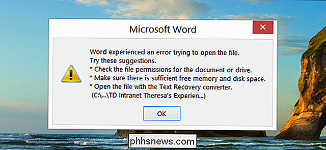 Een verloren of beschadigd document herstellen in Microsoft Word 2016