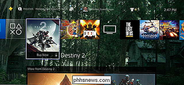 Come rimuovere annunci sullo schermo principale della PlayStation 4