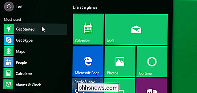 Come rimuovere elementi dall'elenco più utilizzato sul menu Start di Windows 10