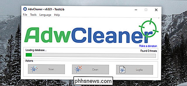 Toolbars en Adware verwijderen met AdwCleaner