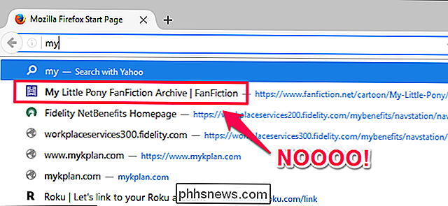Sådan fjerner du webadresser fra automatisk forslag i Chrome, Firefox og Internet Explorer