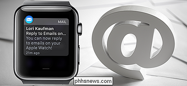 Antworten auf E-Mails auf Ihrer Apple Watch