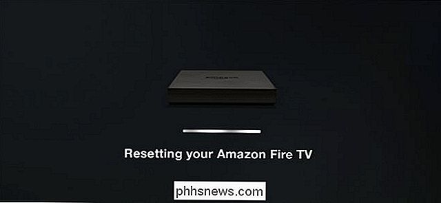Sådan nulstiller du din Amazon Fire TV