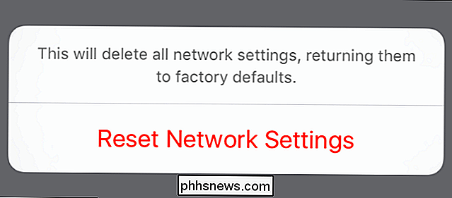 Zurücksetzen der Netzwerkeinstellungen Ihres iOS-Geräts und Behebung von Verbindungsproblemen