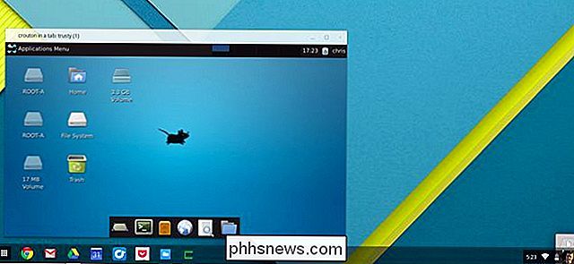 Een volledige Linux-desktop uitvoeren op een browsertabblad op uw Chromebook