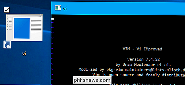 Ausführen von Linux-Befehlen von außerhalb der Bash-Shell unter Windows 10