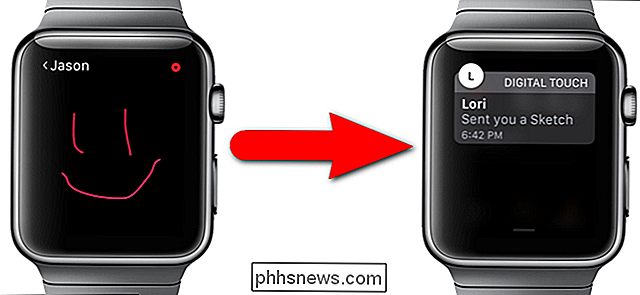 Een digitaal aanraakbericht verzenden met uw Apple Watch