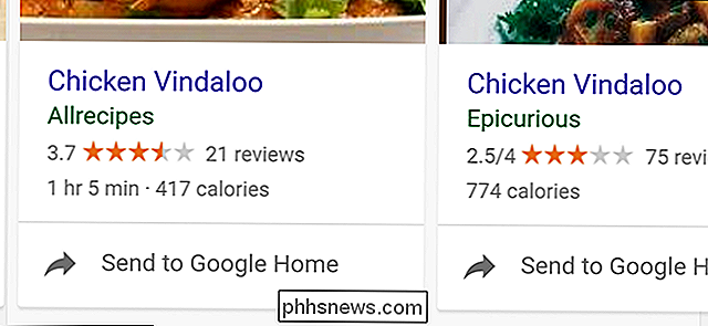 Cómo enviar recetas a Google Home para obtener instrucciones paso a paso