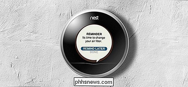 Jak nastavit připomenutí vzduchového filtru pomocí termostatu Nest