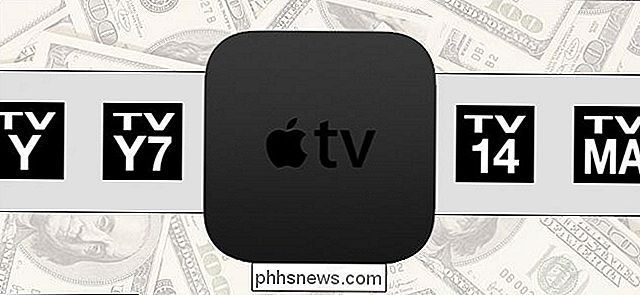 Inhoud en aankoopbeperkingen instellen voor uw Apple TV