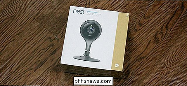 Nastavení kamery Nest