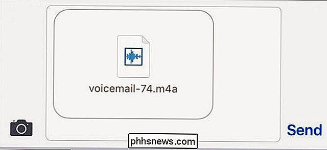 Cómo compartir o guardar un correo de voz en un iPhone