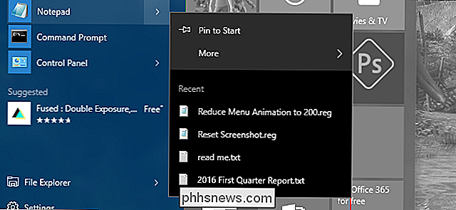Come accelerare le animazioni del menu in Windows