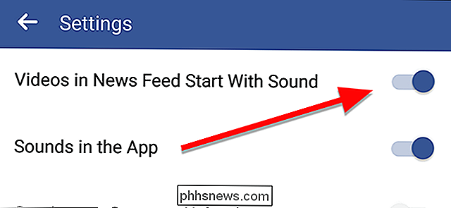Hoe Facebook-video's te stoppen om automatisch geluid af te spelen