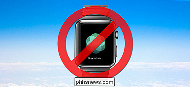 Cómo detener el reloj de Apple sin molestarlo para que respire