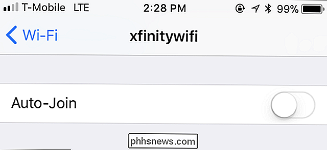 Cómo detener su iPhone o iPad para que no se conecte automáticamente a una red Wi-Fi