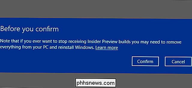Come passare da Insider Preview di Windows 10 Torna a Stable (senza reinstallazione)