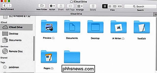 Synchronizace plochy a dokumentů Mac s ostatními zařízeními s iCloud