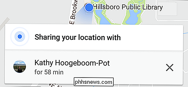 Uw locatie tijdelijk delen met iemand met Google Maps