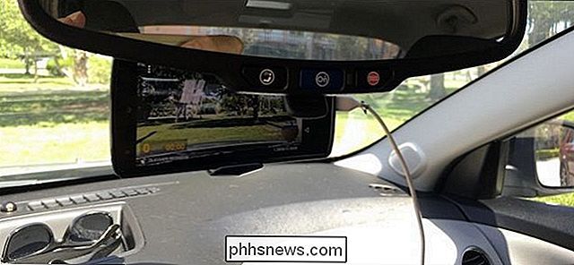 Sådan skifter du en gammel smartphone til et dash-kamera til din bil