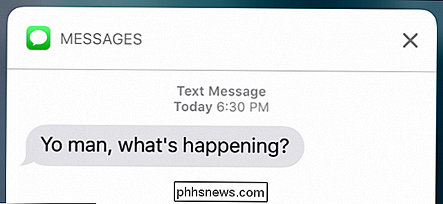Comment désactiver les réponses aux messages de l'écran de verrouillage sur l'iPhone