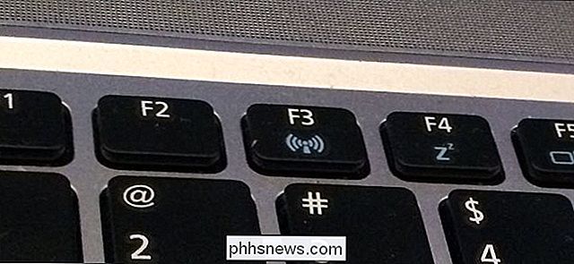 Zapnutí nebo vypnutí Wi-Fi pomocí klávesnice nebo klávesové zkratky na ploše v systému Windows