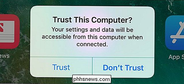 Comment «ne pas faire confiance» à un ordinateur sur votre iPhone ou iPad