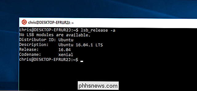 De Windows Bash Shell bijwerken naar Ubuntu 16.04