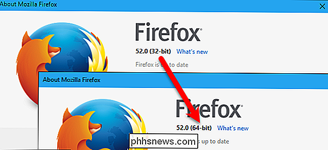 Comment mettre à niveau Firefox de 32 bits à 64 bits dans Windows sans réinstaller