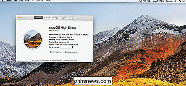 Hur man uppgraderar din Mac till High Sierra