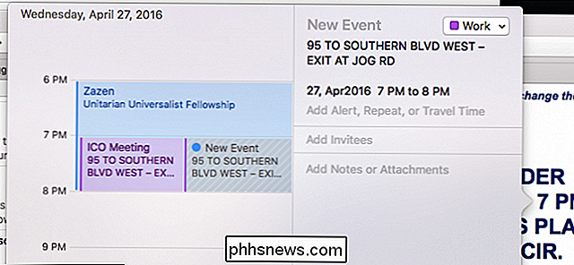 Come utilizzare i suggerimenti di Apple Mail per eventi e contatti