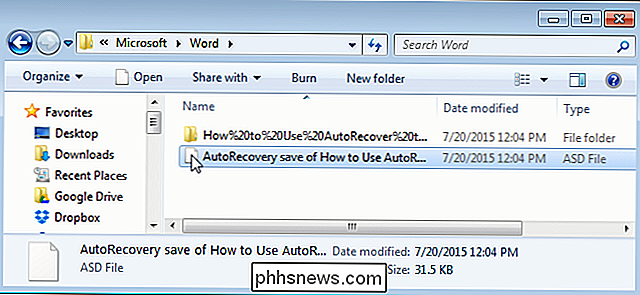 Comment utiliser AutoRecover pour enregistrer automatiquement vos documents Word et récupérer les modifications perdues