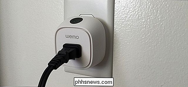 De Belkin WeMo Insight-switch gebruiken om energieverbruik te controleren