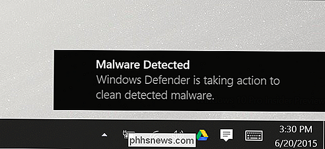 Hoe u de ingebouwde Windows Defender Antivirus op Windows 10