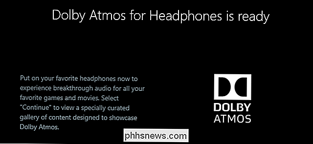 Použití prostorového zvuku Dolby Atmos v systému Windows 10