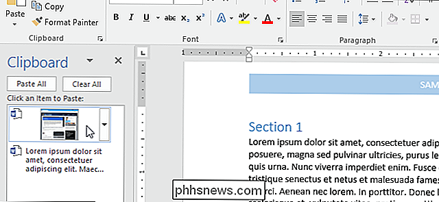 Comment utiliser le Presse-papiers intégré de Microsoft Office