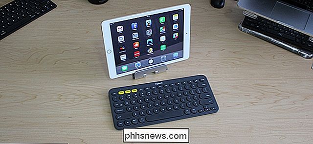 Použití fyzické klávesnice s iPadem nebo iPhonem
