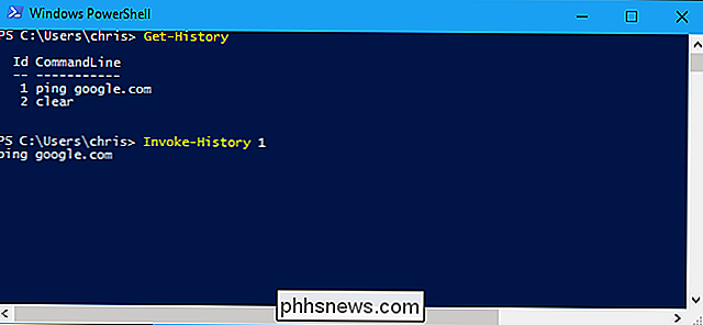 Så här använder du kommandog History i Windows PowerShell