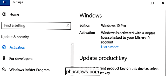 Sådan bruger du din gratis Windows 10-licens efter ændring af pc'ens hardware