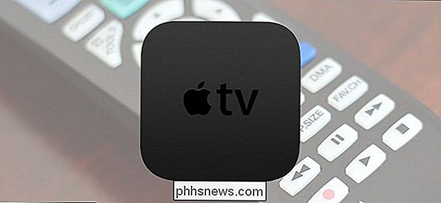 Fjernbetjeningen til fjernsynet eller fjernbetjeningen til at styre dit Apple TV