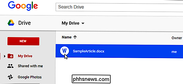 Sådan arbejder du med Microsoft Office-filer i Google Drev