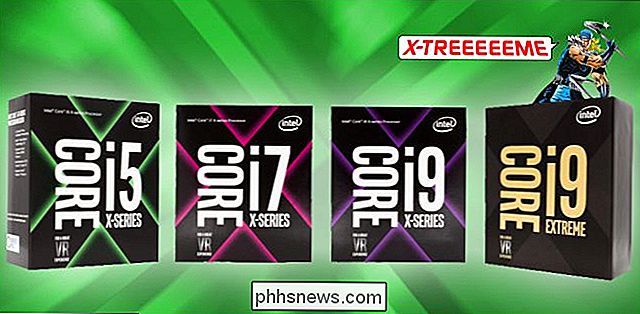 La nouvelle série de processeurs Intel d'Intel X, expliquée