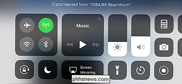 Il centro di controllo di iOS 11 non disabilita veramente il Wi-Fi o il Bluetooth: ecco cosa fare invece