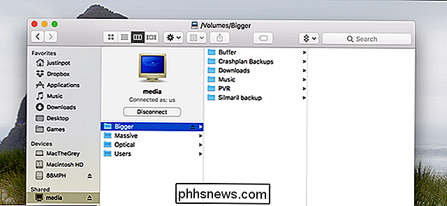 Mount een Windows Share in macOS en laat het opnieuw verbinden bij inloggen