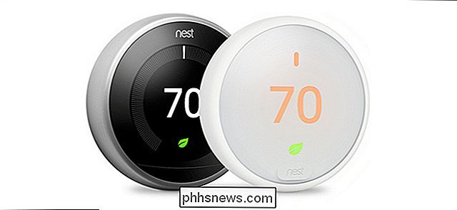 Thermostat Nest E et thermostat Nest: quelle différence?