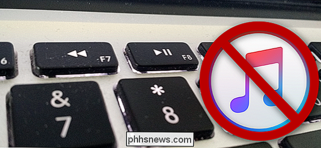 Stop iTunes fra at starte, når du trykker på afspilning på din Macs tastatur