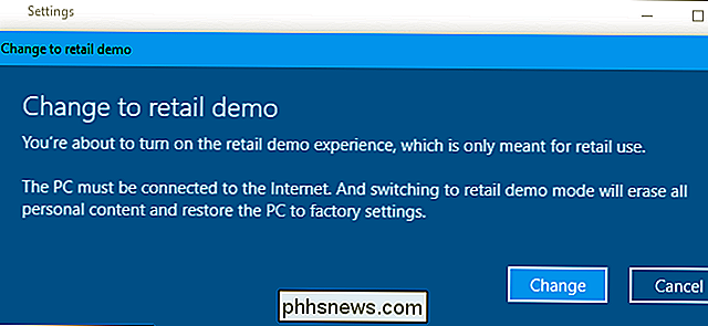 Dumma Geek Tricks: Så här aktiverar du Windows 10: s Dold Retail Demo-läge