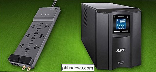 Protectores de sobrevoltaje contra UPS: ¿realmente necesita una batería de respaldo para su PC?