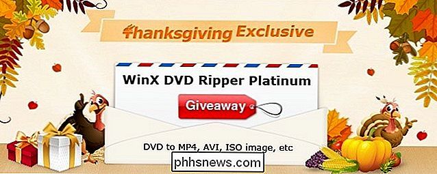 Obsequio de Acción de Gracias: Descargue la licencia completa de WinX DVD Ripper Platinum gratis [Patrocinado]
