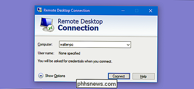Slå på eksternt skrivebord i Windows 7, 8, 10 eller Vista